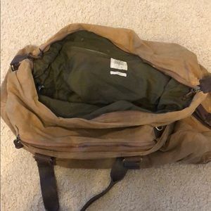 Canvas weekender bag